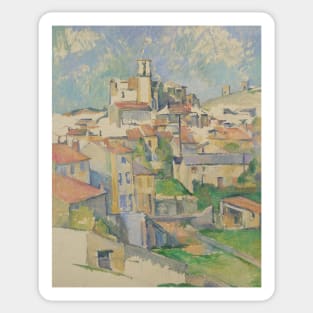 Gardanne by Paul Cezanne Sticker